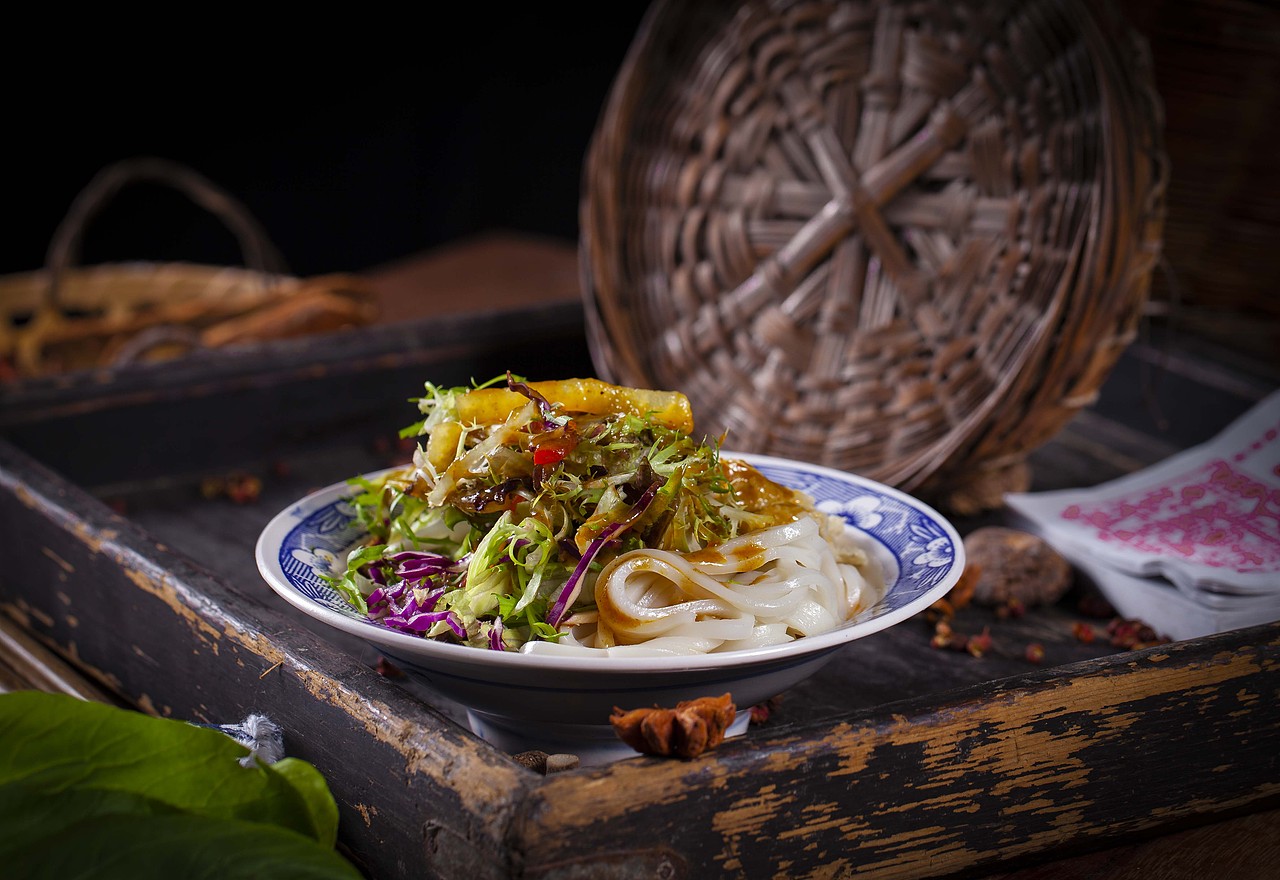 咖喱味的凉皮你吃过没有陕西凉皮拍摄纪实