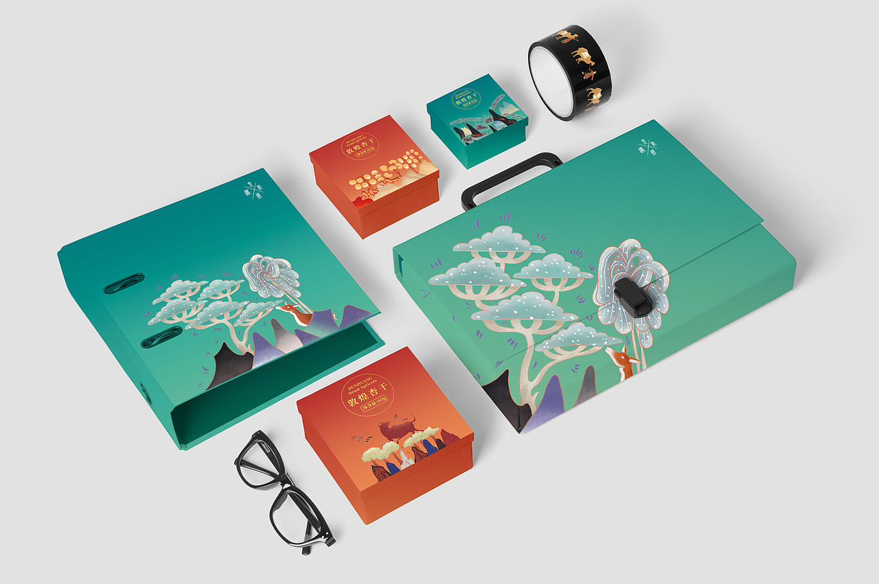 #2020青春答卷# 遇见敦煌-插画海报设计