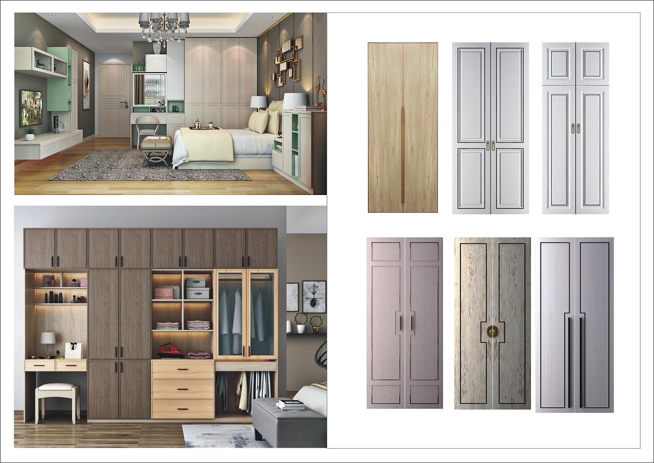 郑州画册印刷厂家 制作衣柜门板图册彩页 板式家具画册