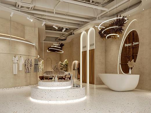 服装店设计 | 玩转材质与色彩，看到就想进去买买买