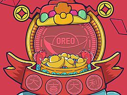 奥利奥插画配图