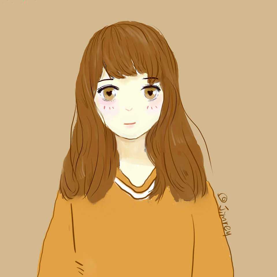 情侣头像插画（图ZMTExNzc0MzAw） - 单幅漫画 - 站酷设计师Jimrey白音原创素材 - 站酷ZCOOL