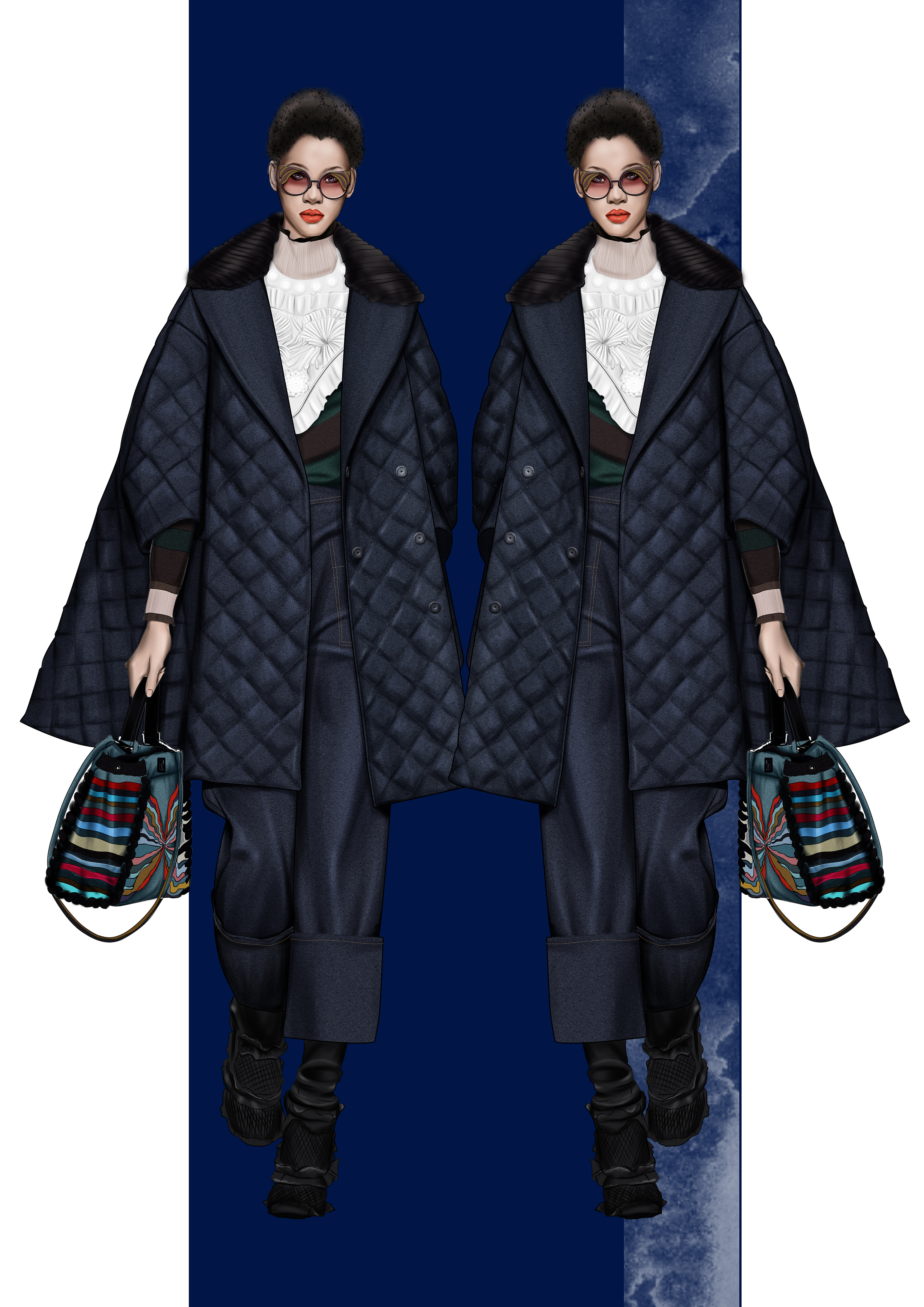 电脑时装绘图|服装|其他服装|林严俊 - 原创作品 - 站酷 (zcool)