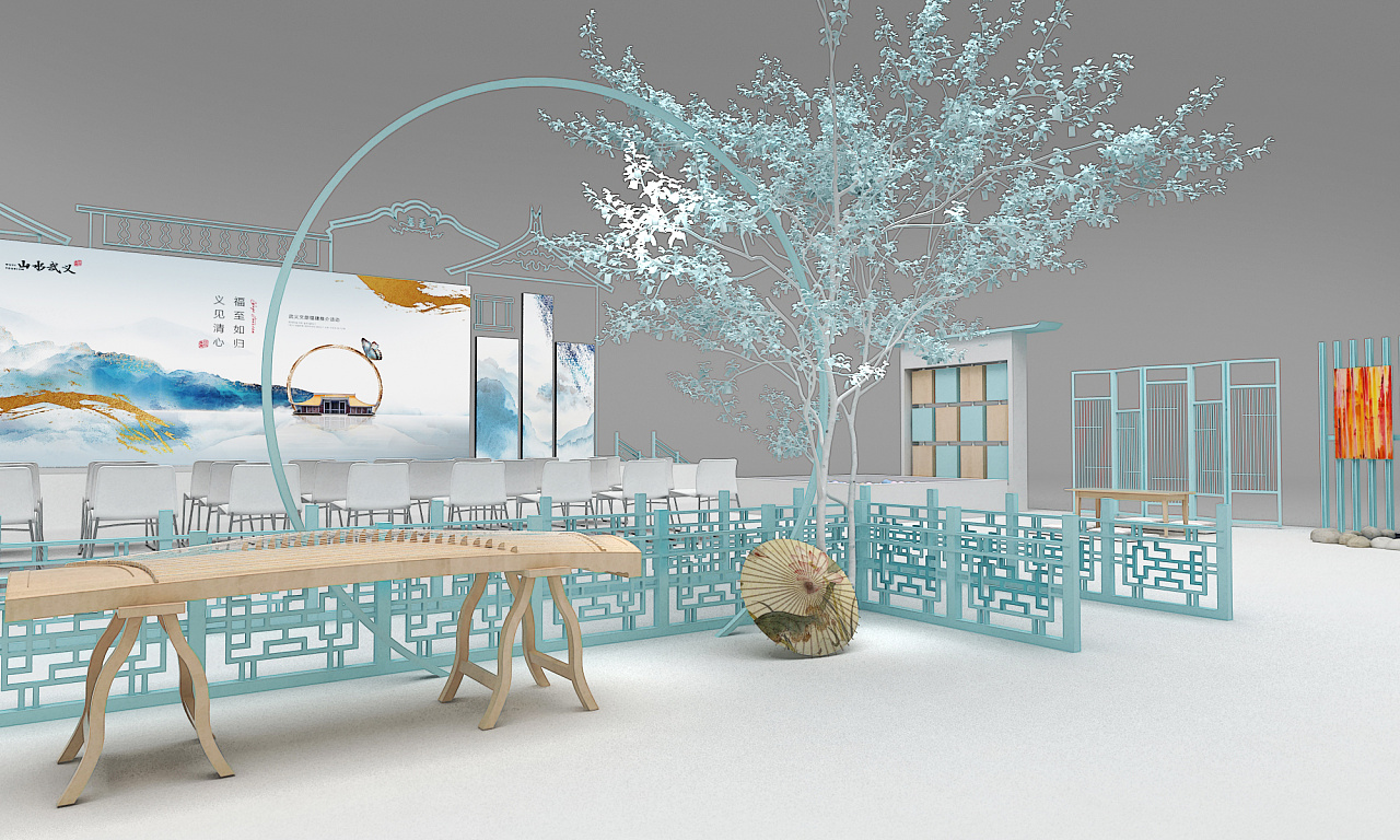 中式舞美发布会