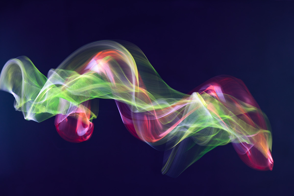 光绘摄影之《流雪》