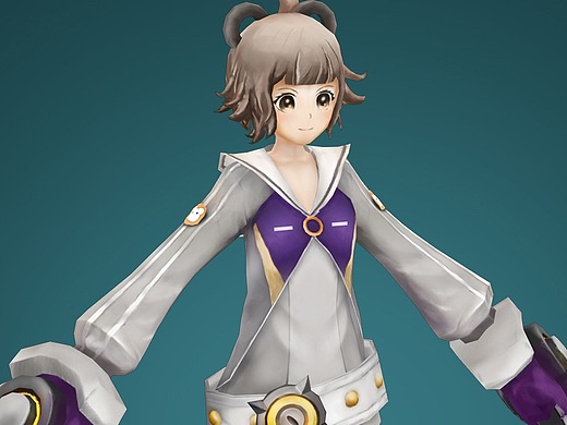 3d手绘_二次元人物