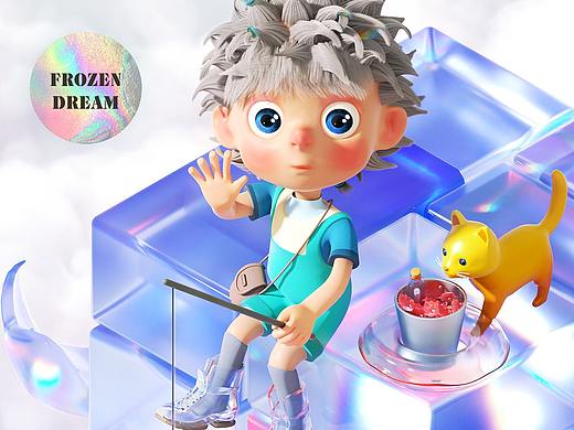 C4D #Frozen dream
