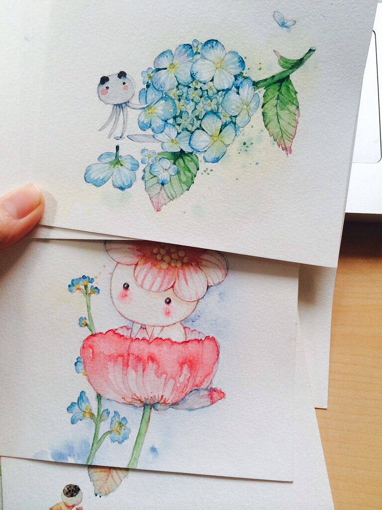 为活动准备的水彩手绘,都送出去的。参加微博活动即可http://weibo.com/1614717742/BFEDhnDn7?from=page_1035051614717742_profile&wvr=6&mod=weibotime&type=comment