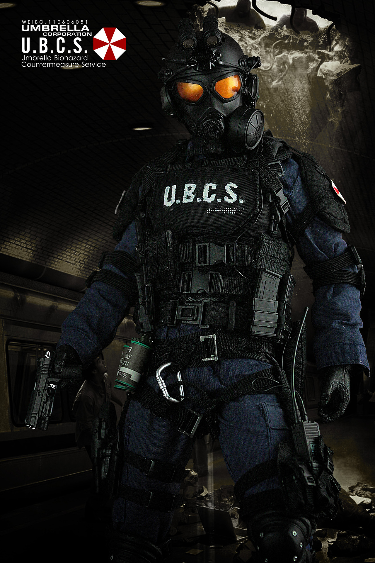 自d安布雷拉生化危机紧急对策部队特种兵ubcs
