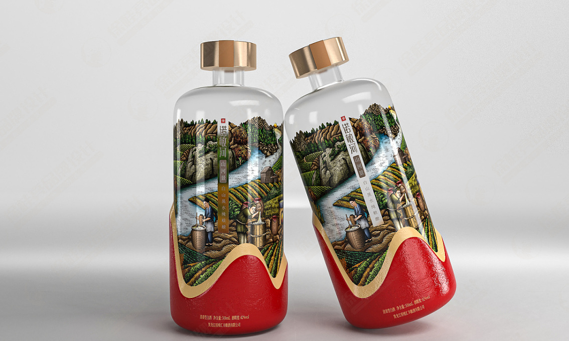 诺敏河白酒—徐桂亮品牌设计!