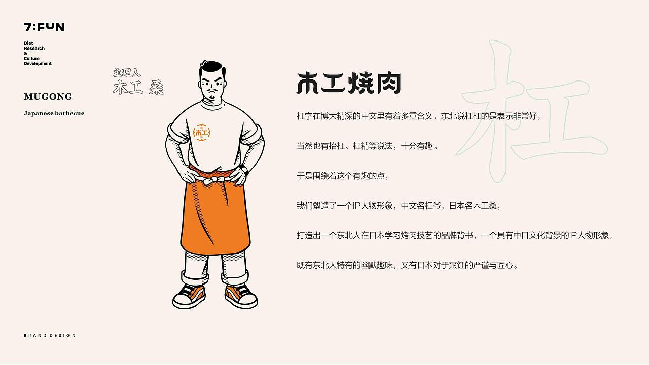 7FUN | 木工焼肉 | 日式烤肉来自東北（图ZMjYyOTUzODAw） - 品牌 - 站酷设计师7FUN饮食研究所原创素材 - 站酷ZCOOL
