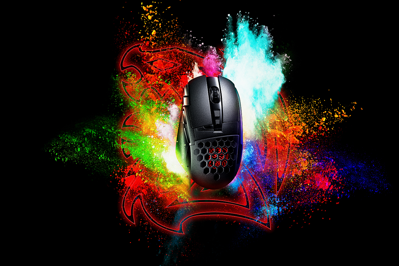 ttesports ventus z游戏鼠标产品海报附拍摄花絮