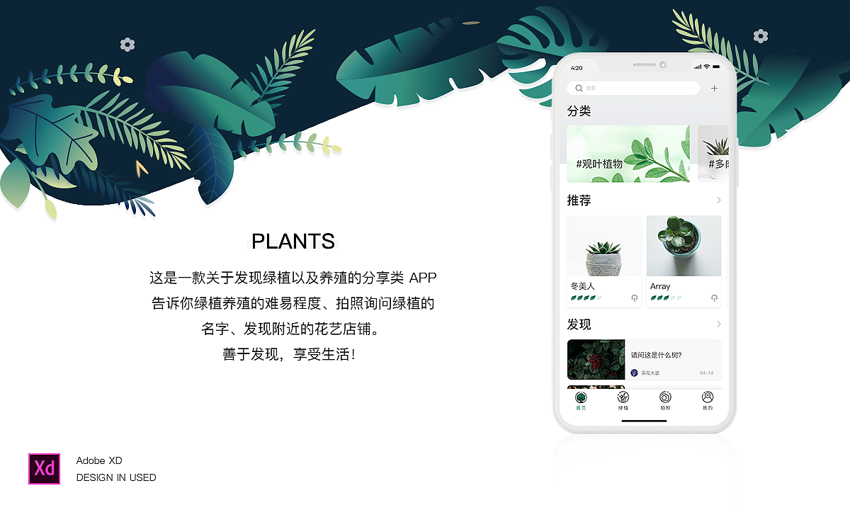绿植plants（图ZMTU1NzU4MTg0） - APP界面 - 站酷设计师憨皮原创素材 - 站酷ZCOOL