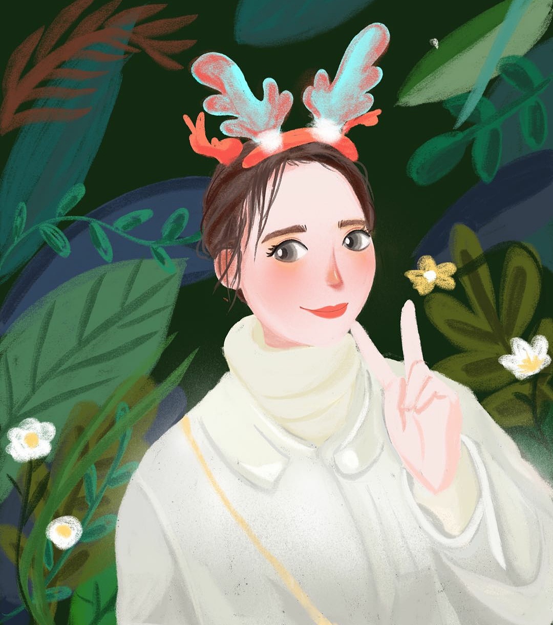 插画头像打卡（图ZMTk2NDQxODgw） - 创作习作 - 站酷设计师雪碧邓邓原创素材 - 站酷ZCOOL