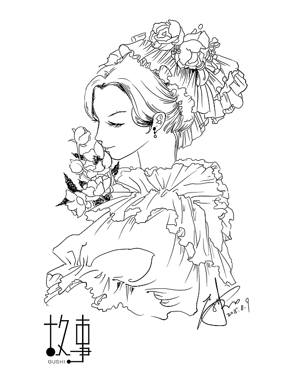 8月每日一涂插画、儿童漫画、Q版人物绘制线稿以及动植物绘画集（图ZMzMxMDE1MzI=） - 新锐潮流插画 - 站酷设计师果心插画设计原创素材 - 站酷ZCOOL