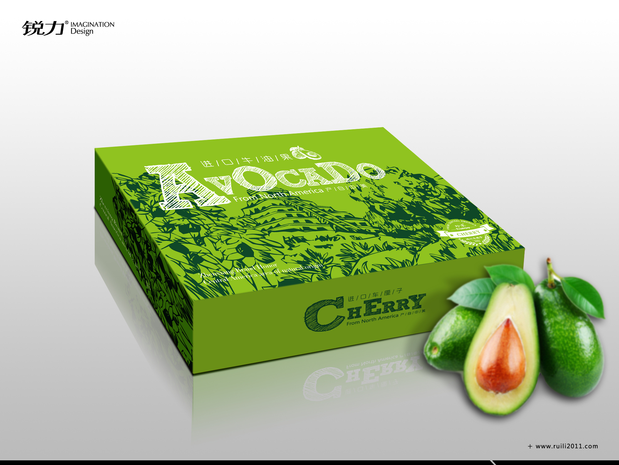 进口水果包装系列设计案例