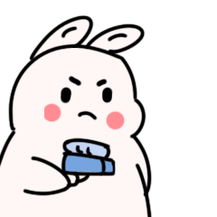 【兔兔小野】表情包系列（圖ZMzQ1MTE3NjYw） - 網(wǎng)絡(luò)表情 - 站酷設(shè)計師菠菠蘿_原創(chuàng)素材 - 站酷ZCOOL