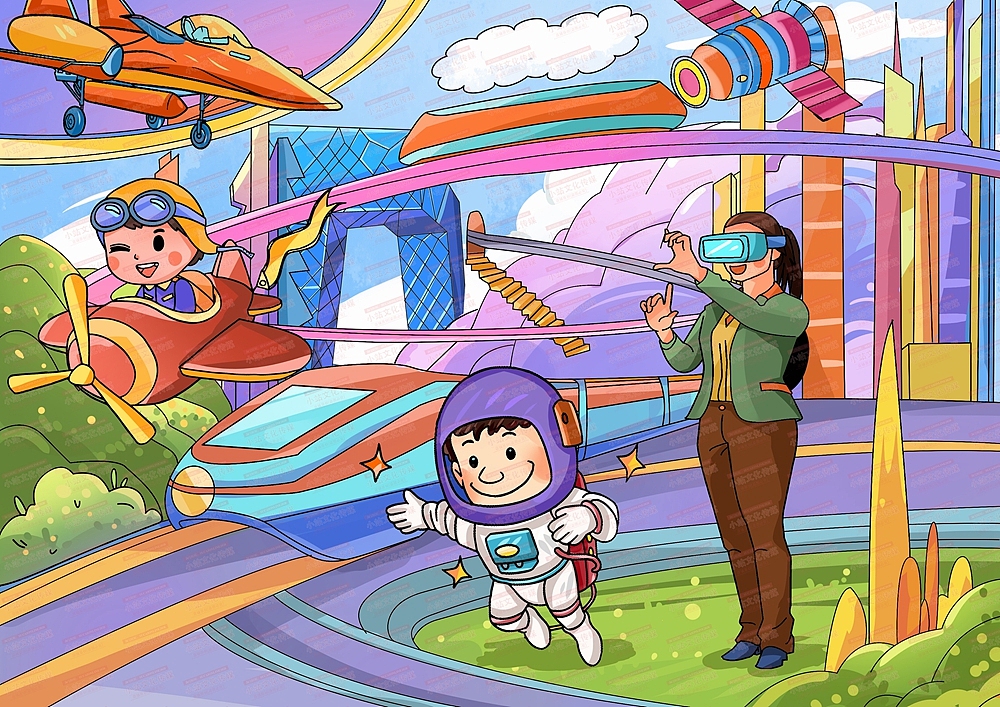 中小学生电脑绘画作品创作制作