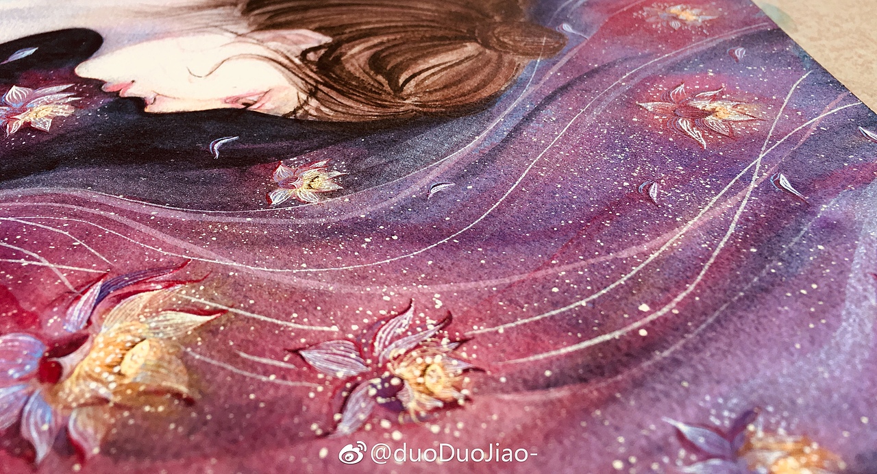 原创《患》水彩纸本插画