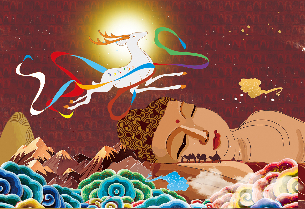 佛像（图ZMjIxNjcwNDYw） - 艺术插画 - 站酷设计师狂啋啋咦狂啋原创素材 - 站酷ZCOOL