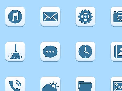 手机icon图标设计+包装