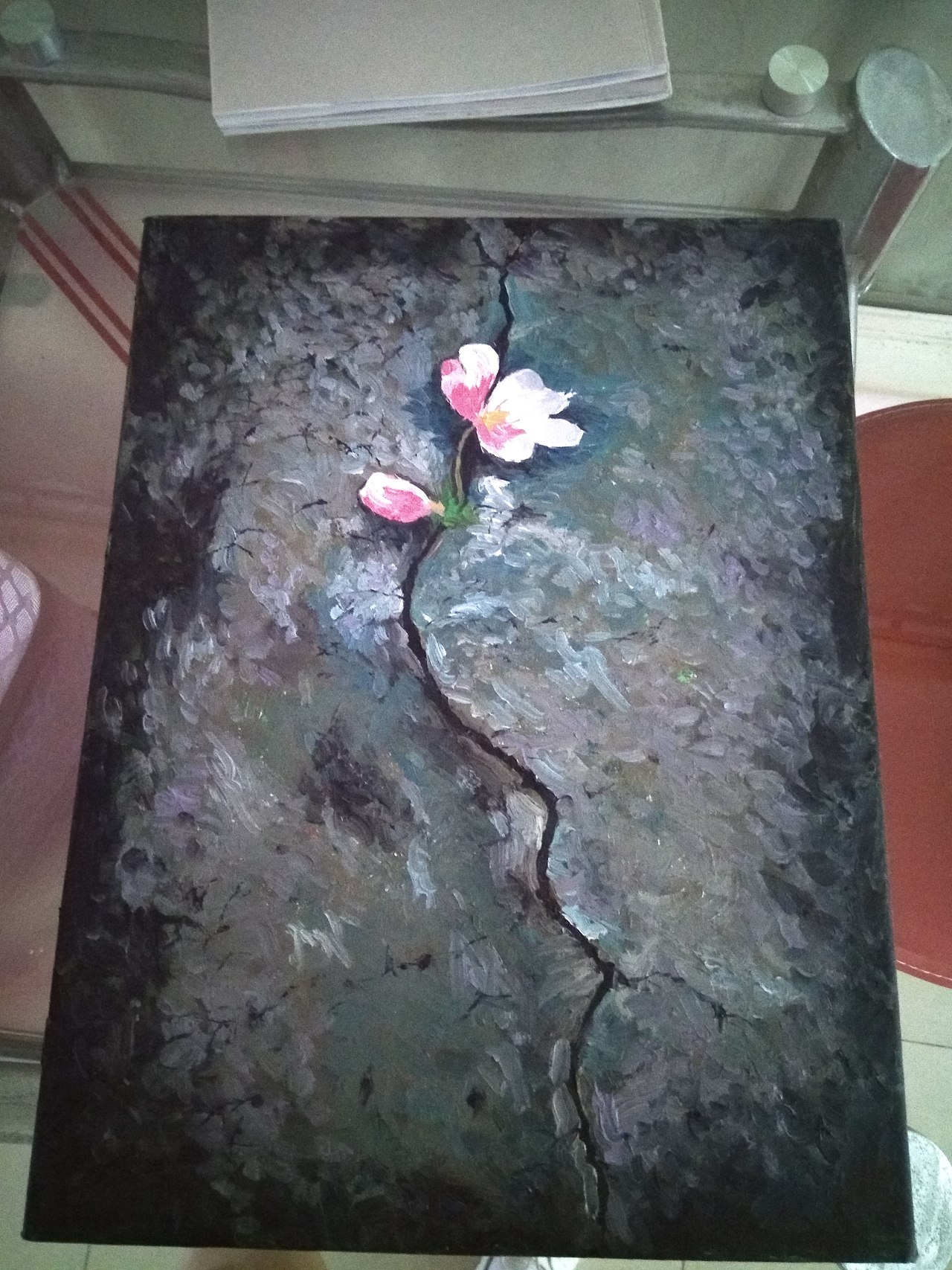 油画《不羁的生命》&莫奈《向日葵》