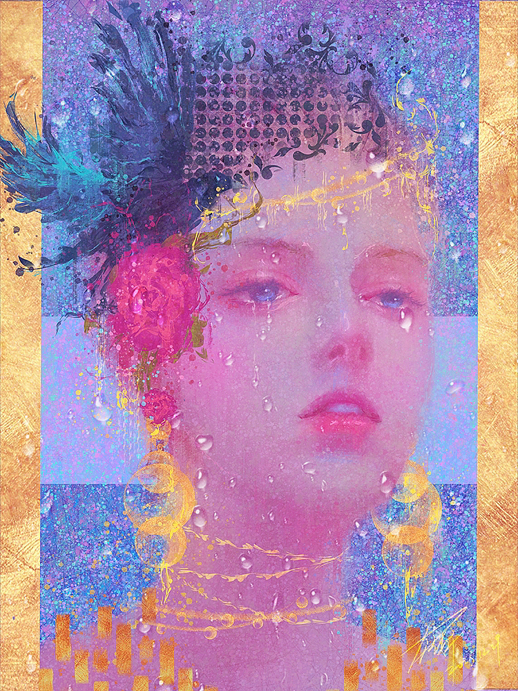 澌作品——「泪系列零二 零三」（图ZMzYxNDI0OTMy） - 艺术插画 - 站酷设计师DISS澌原创素材 - 站酷ZCOOL