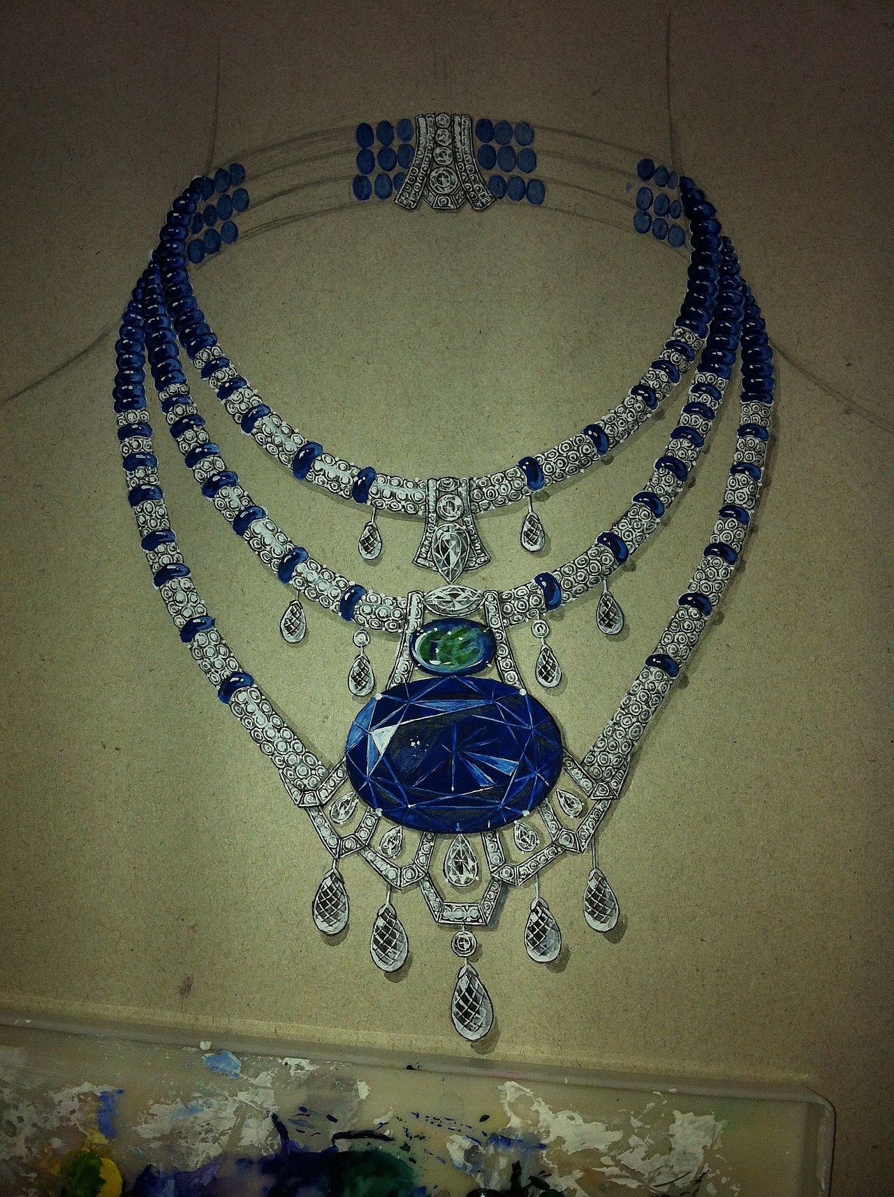 一些首饰手绘（图ZMjk4NTMwODg=） - 创作习作 - 站酷设计师7_LLL原创素材 - 站酷ZCOOL