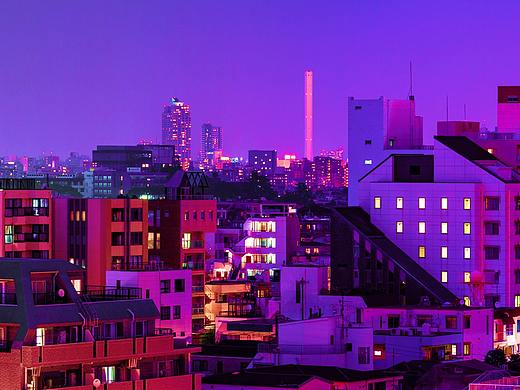 糖果色夜景（個(gè)人主頁(yè)-ZMzMxNDIyMzY=） - 修圖/后期 - 站酷設(shè)計(jì)師曼哈頓印象1995原創(chuàng)素材 - 站酷ZCOOL