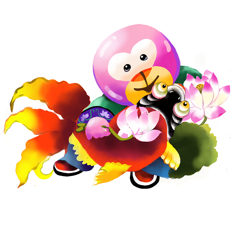 动漫表情创作。年年有余（图ZMTgzNTEyNTY4） - 网络表情 - 站酷设计师Gagaku原创素材 - 站酷ZCOOL