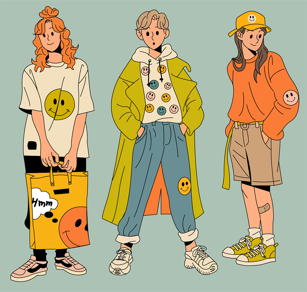 人物插画|插画|新锐潮流插画|eupria南瓜灯 - 临摹作品 - 站酷 (zcool