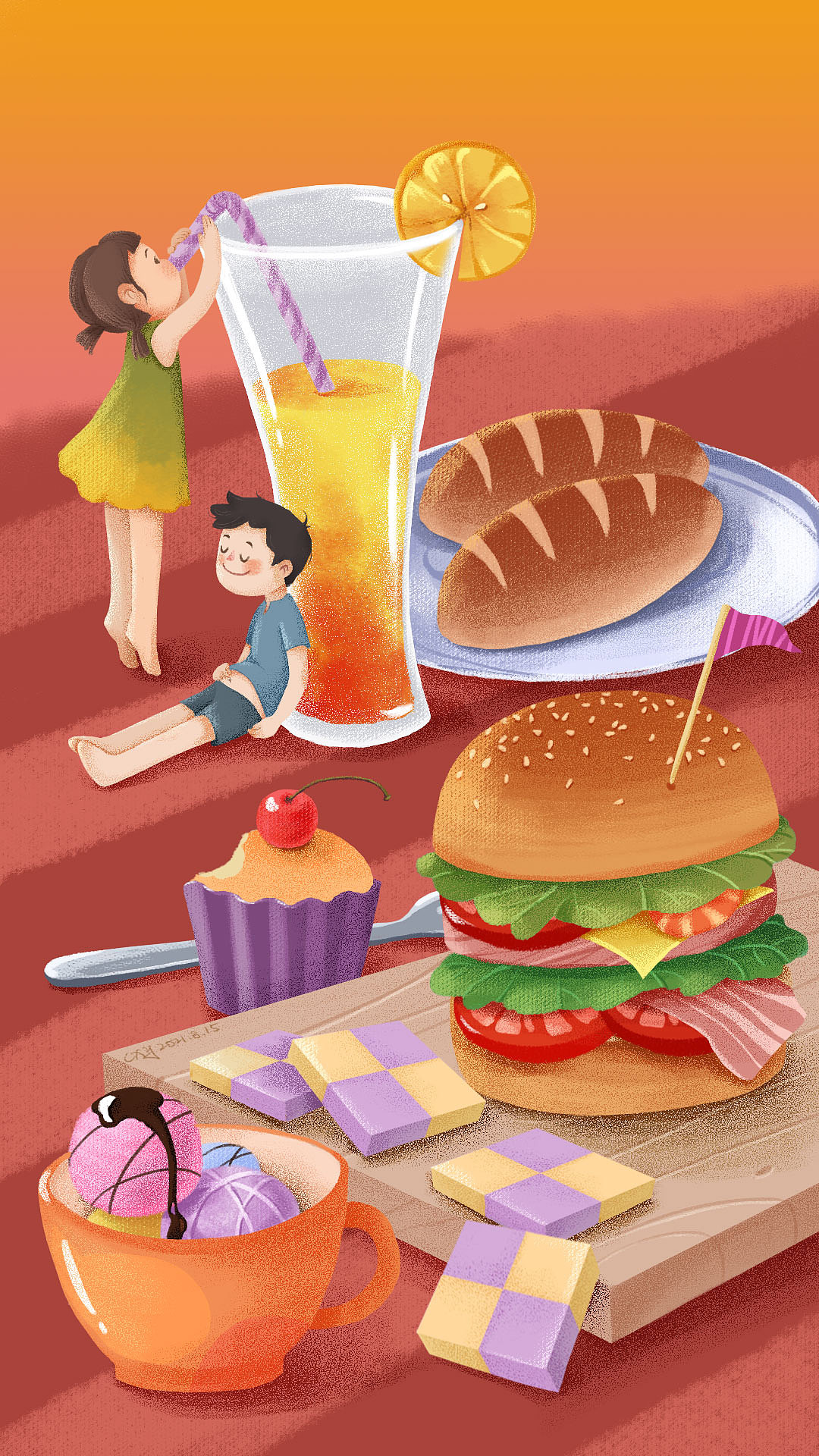 插画练习（图ZMjY4MjQ3MjQ4） - 儿童插画 - 站酷设计师折叠阳光原创素材 - 站酷ZCOOL