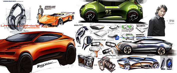 【工业设计，产品设计】工业设计考研手绘作品分享！DESIGN SKETCH（图ZMTYzNzAyODQ=） - 其他工业/产品 - 站酷设计师Rojean原创素材 - 站酷ZCOOL