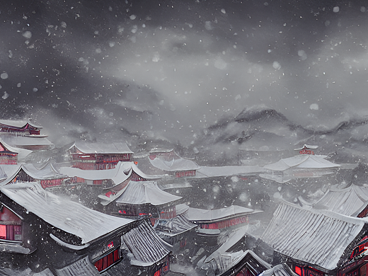 #AI創(chuàng)作實(shí)驗(yàn)室#冬天要來了（個(gè)人主頁-ZNjMwMDU3NjA=） - AI作品 - 站酷設(shè)計(jì)師胡蘿卜肉泥原創(chuàng)素材 - 站酷ZCOOL