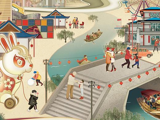 PEPSI-2019CNY  | 百家印记新春绣 插画长卷