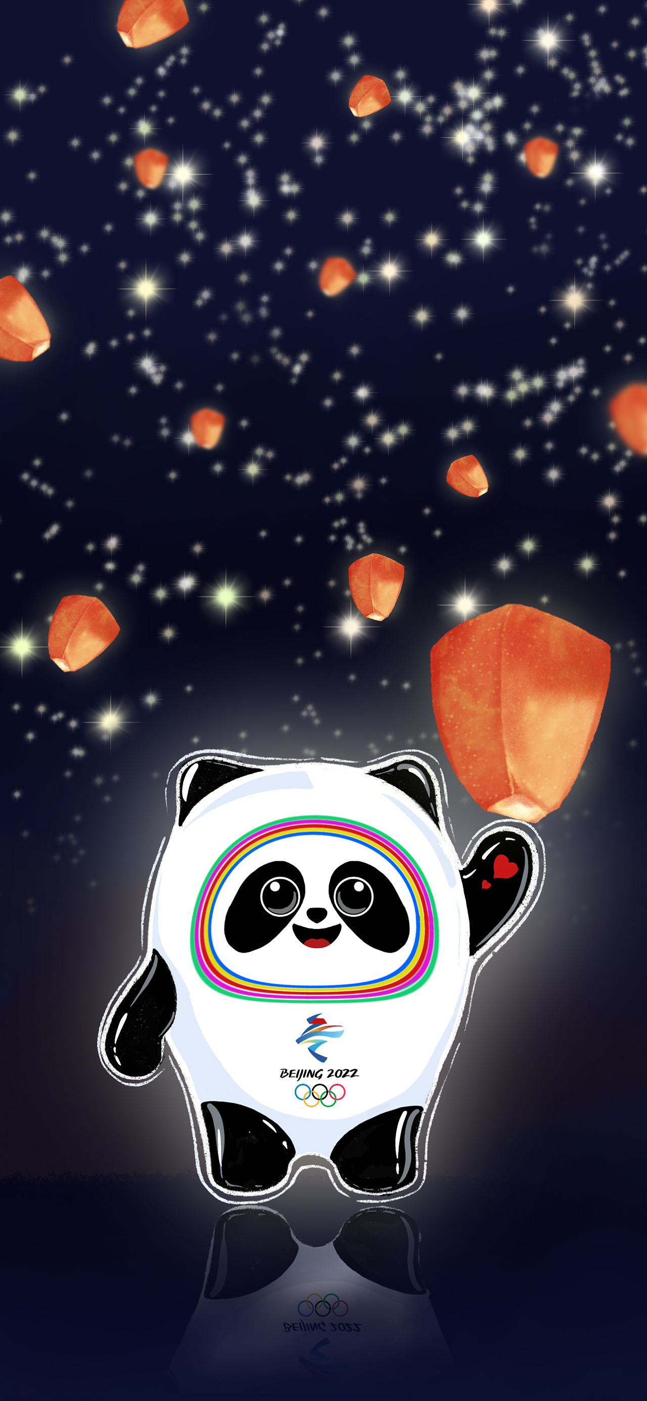 冰墩墩-日常壁纸练习（图ZMjg4OTU5MTYw） - 闪屏/壁纸 - 站酷设计师Muen_Wu原创素材 - 站酷ZCOOL