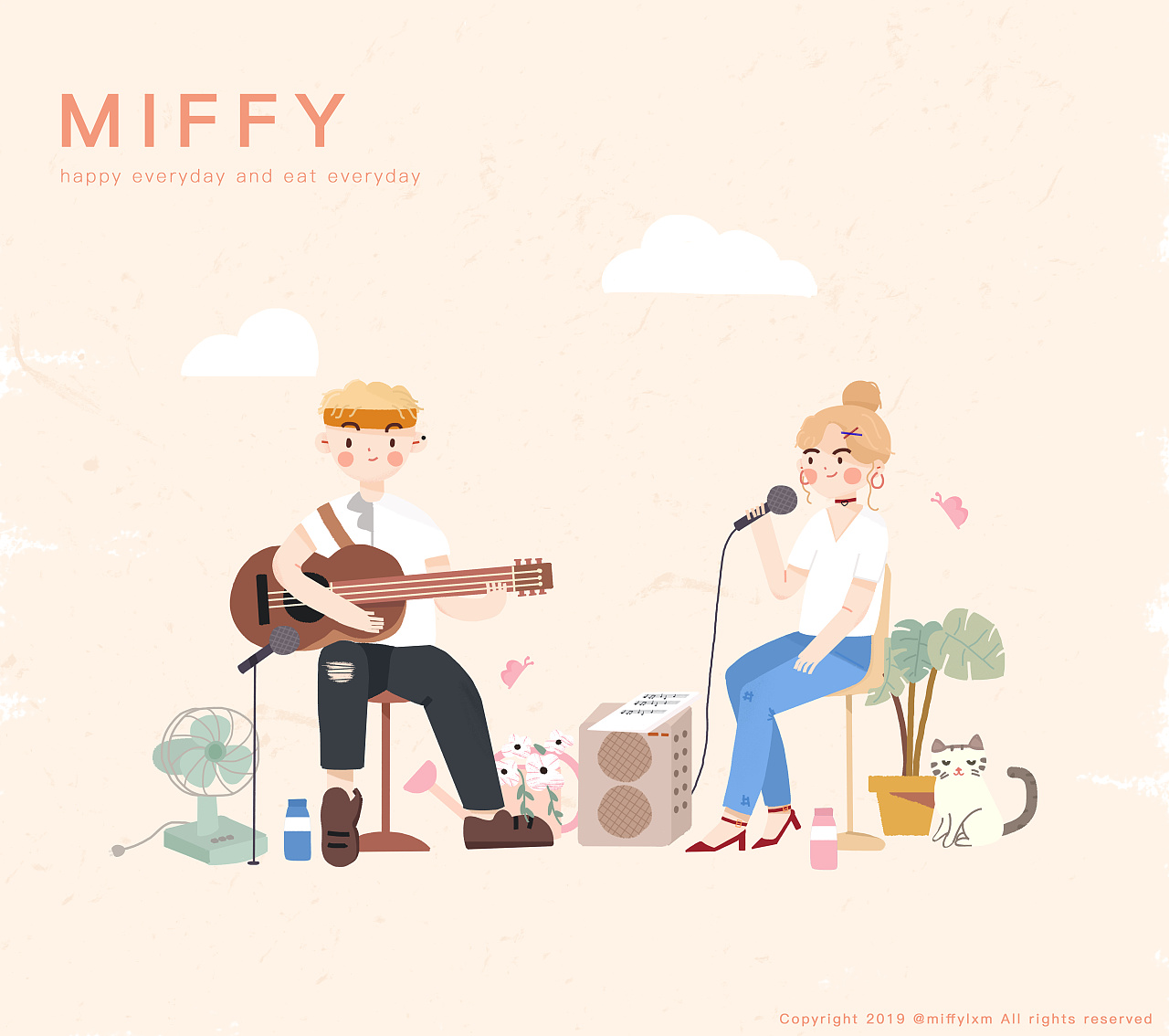 来,听场音乐会吧|插画|插画习作|miffylxm - 原创作品 - 站酷 (zcool)