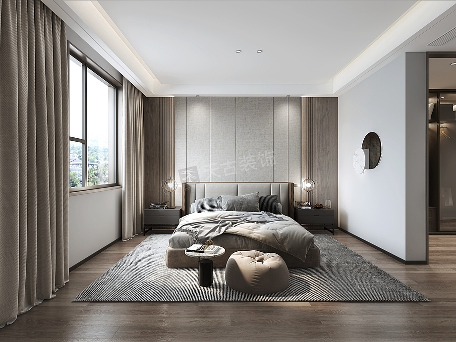 龙湖紫云台装修,现代简约风格,北碚天古装饰