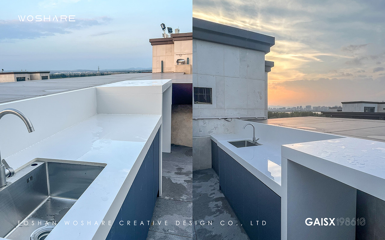 山西天台花园户外操作台设计