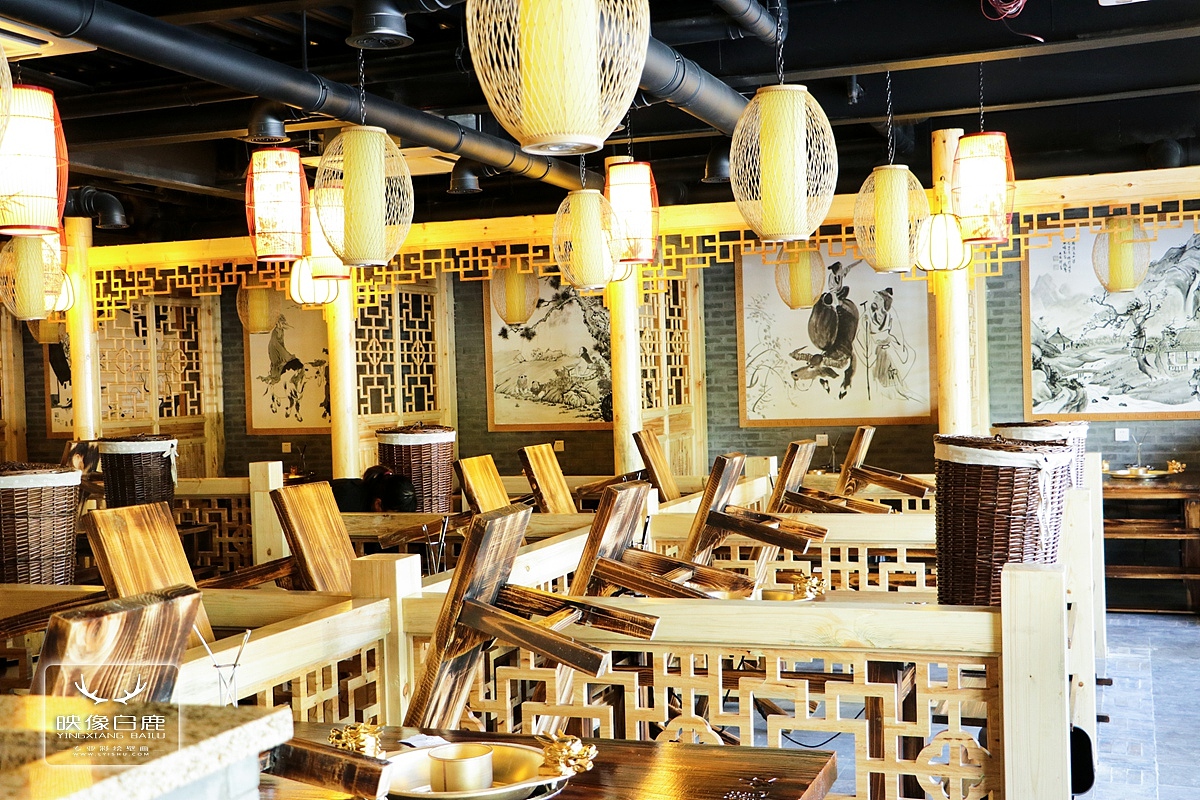 火锅店 饭店 酒店 餐饮 娱乐 中国风 国画 墙体彩绘壁画工程18652065392（图ZODgzMDI2NTY=） - 新锐潮流插画 - 站酷设计师彩绘工程画师培训原创素材 - 站酷ZCOOL