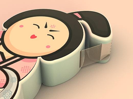 作业唐仕女主题文具设计