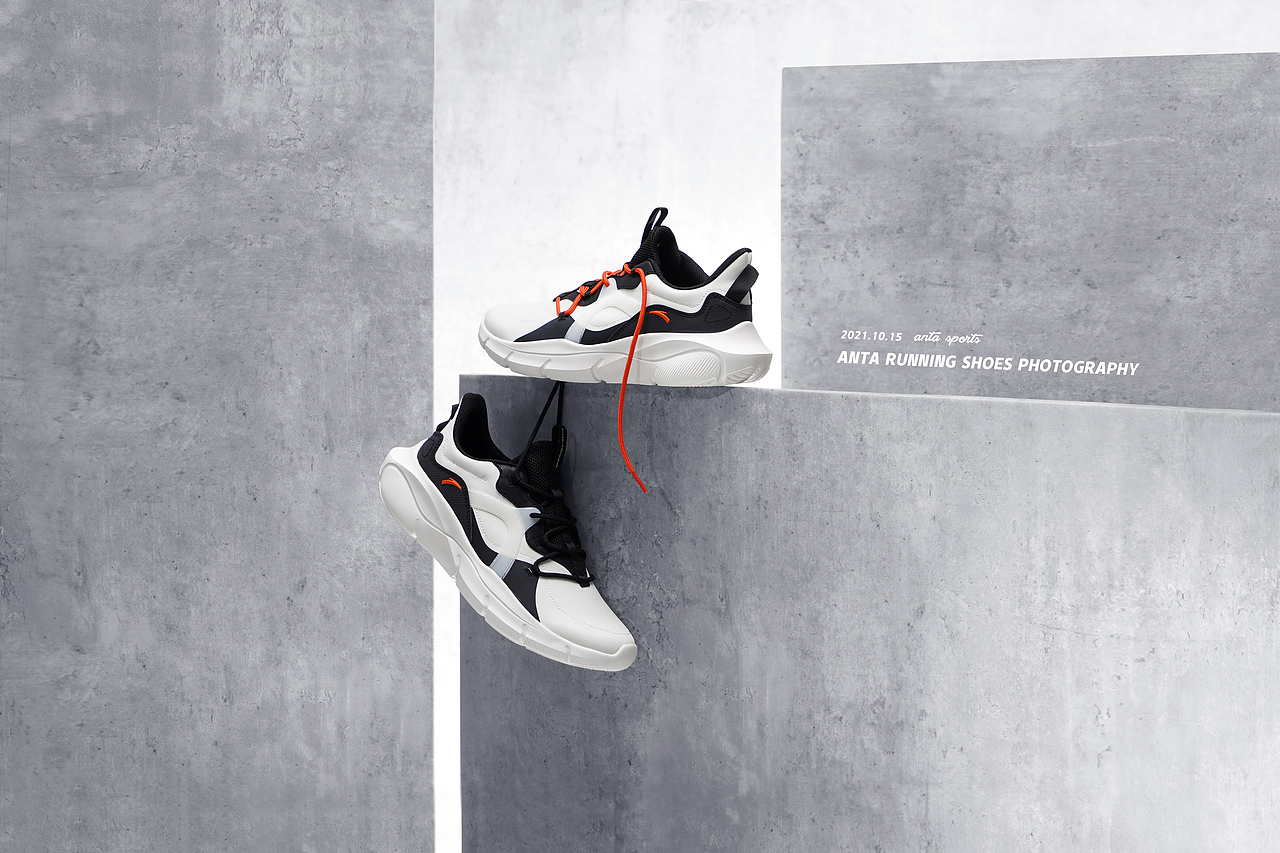 运动鞋产品摄影 安踏跑鞋场景拍摄
