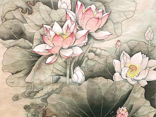 记录两年前第一次画工笔画