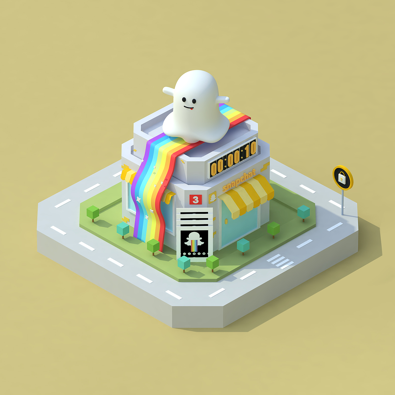 21天C4D练习打卡（图ZMTM2NDY2MzA4） - 场景 - 站酷设计师张张要努力原创素材 - 站酷ZCOOL