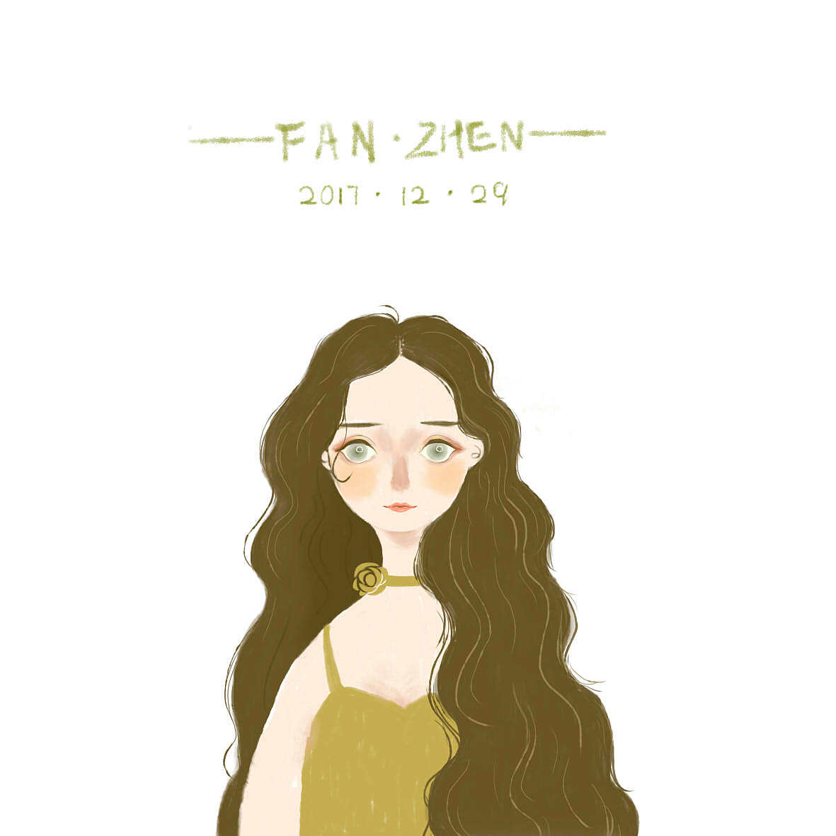 很久没练了 可能很丑诶