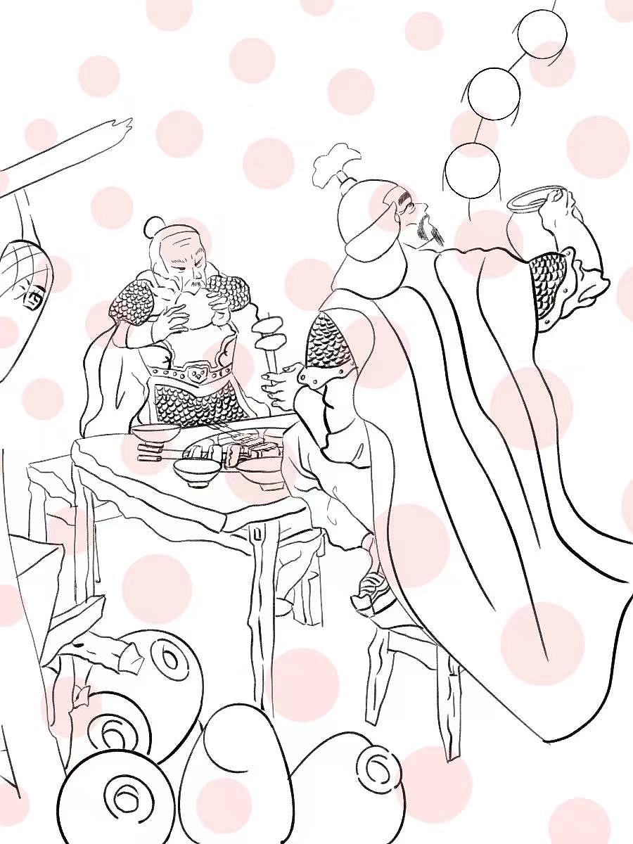 梁山108汉,助我国威--水浒烤肉