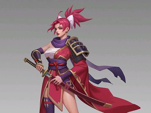女武士重绘