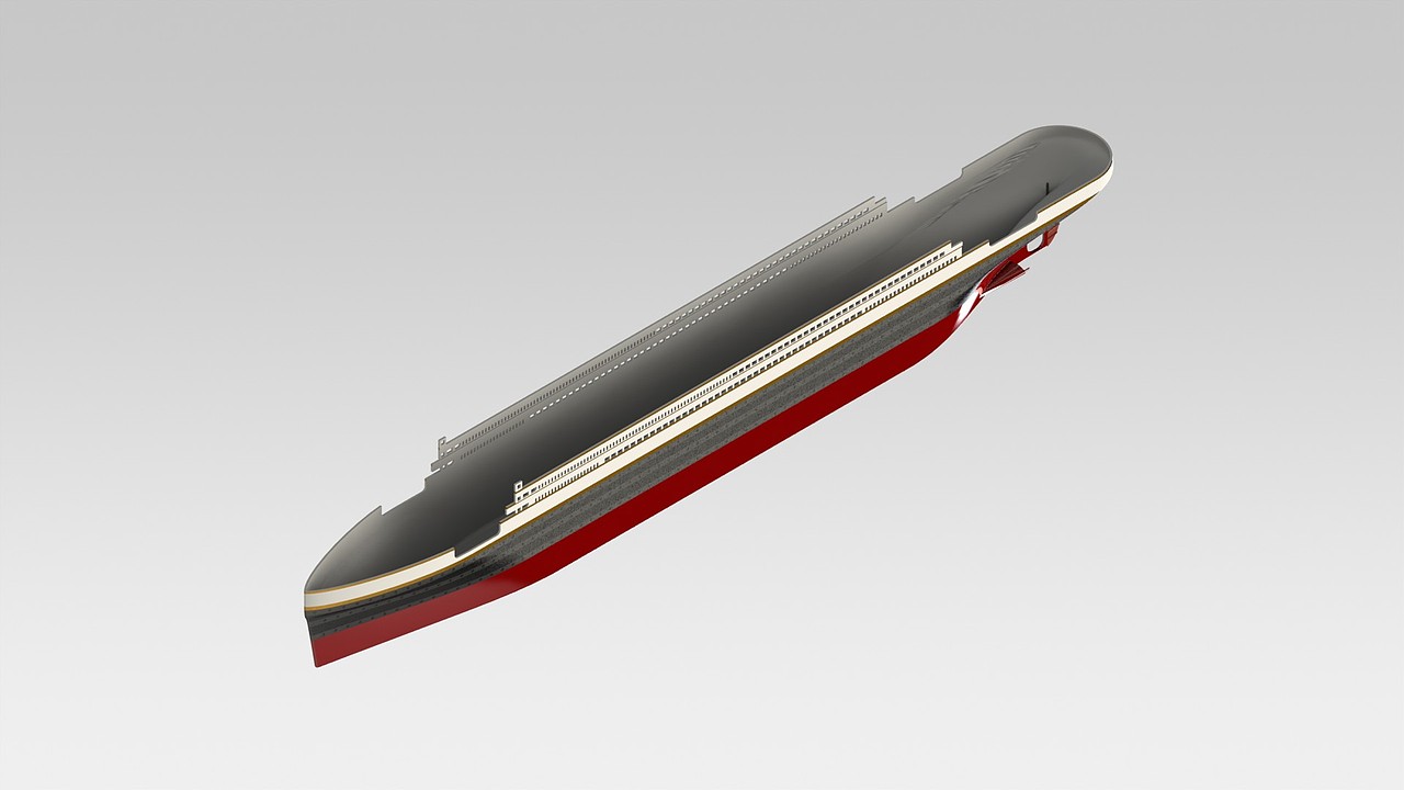 Titanic 泰坦尼克号建模（图ZMTkxMjAzMjQ=） - 动画/影视 - 站酷设计师大只西原创素材 - 站酷ZCOOL