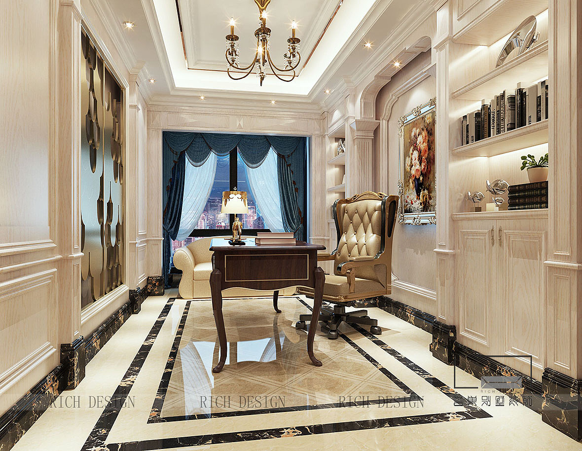 山语清晖别墅欧式装饰（图ZMTMyNzgwODMy） - 家装设计 - 站酷设计师深圳誉巢别墅装饰原创素材 - 站酷ZCOOL