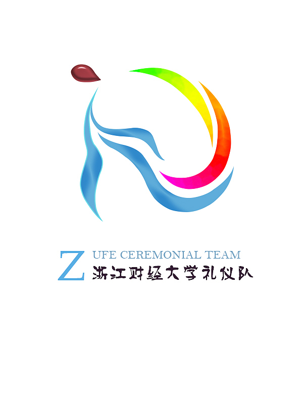 此logo是为校礼仪队设计.